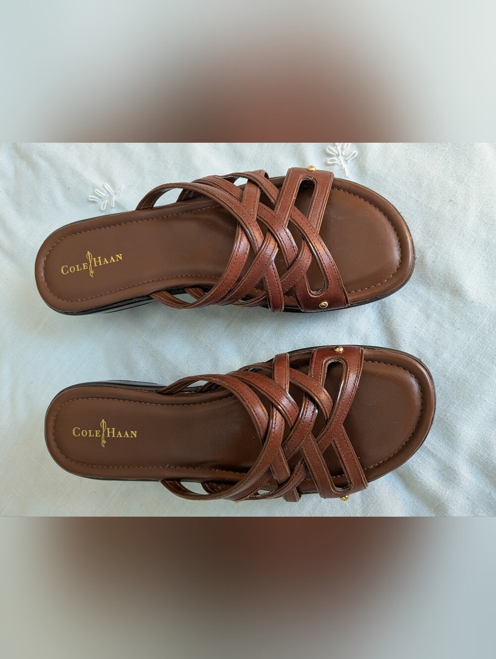Cole Haan/ Nike Air Brown Sandals Size 8.5
